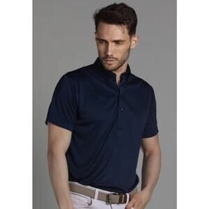 Collars & Co. Oxford Button Down Collar Short-Sleeve Polo